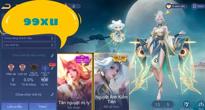 REG NATA KIẾM TIÊN KẸP LILI TS 99XU