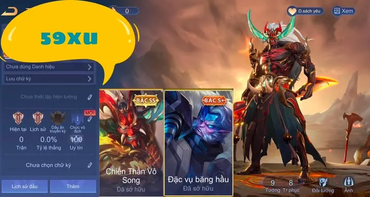 REG TRIỆU VÂN CHIẾN THẦN VÔ SONG 59XU