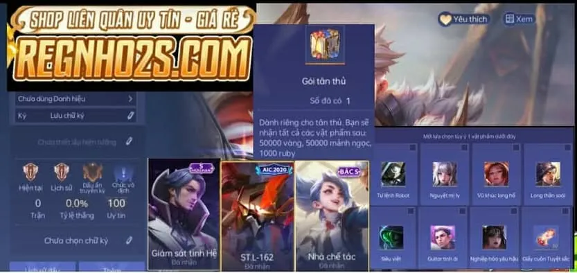 REG FLO + KARITNAK + YAN + RƯƠNG CS  49K